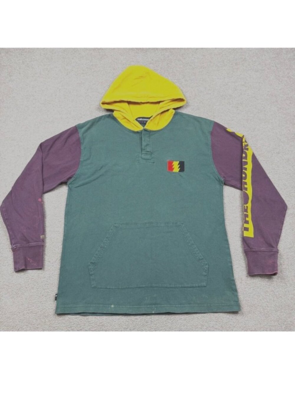 The Hundreds Hoodie T Shirt Mens Size M Multicolor Long Sleeve Streetwear